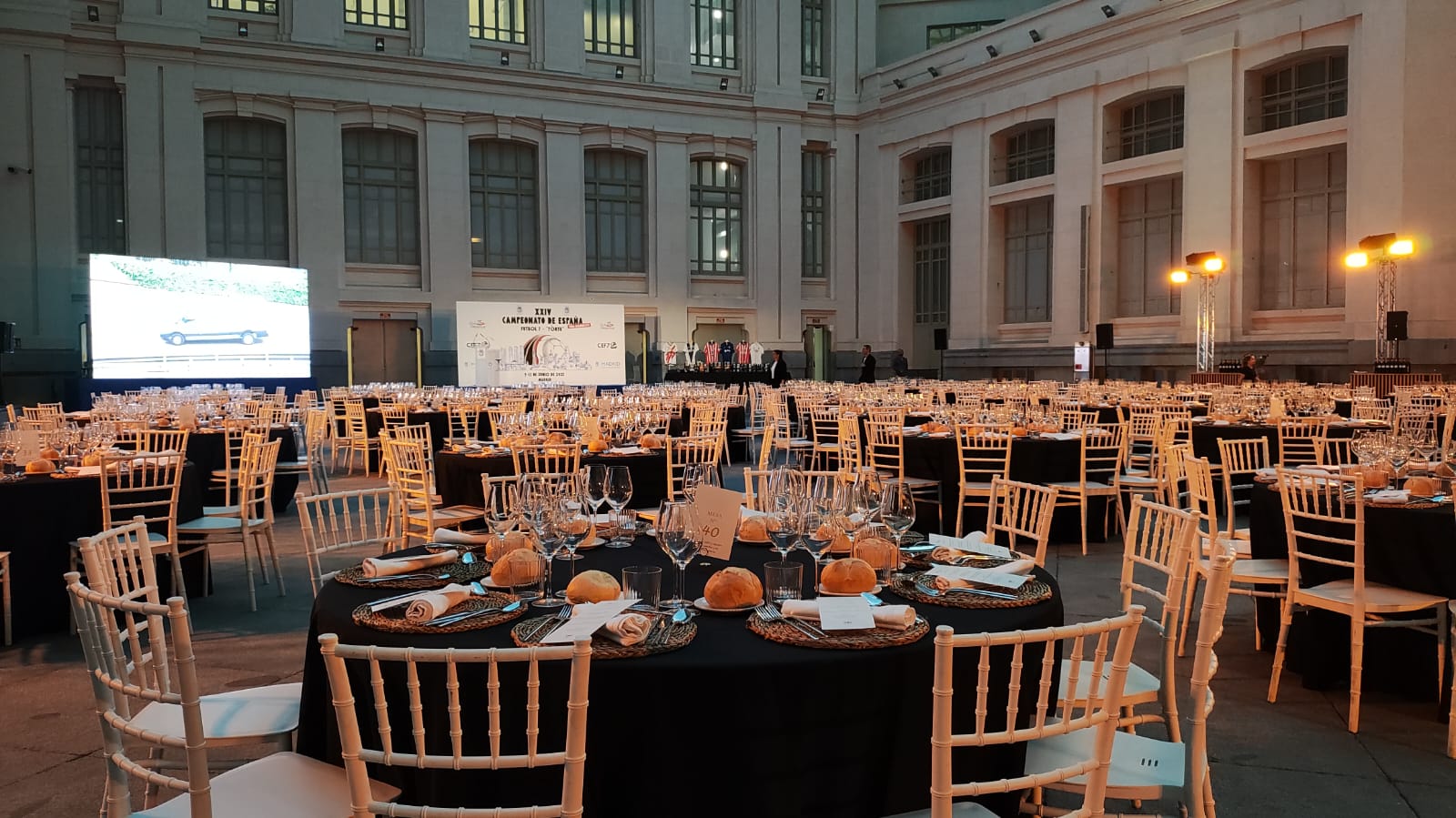 Mesas para gala y eventos